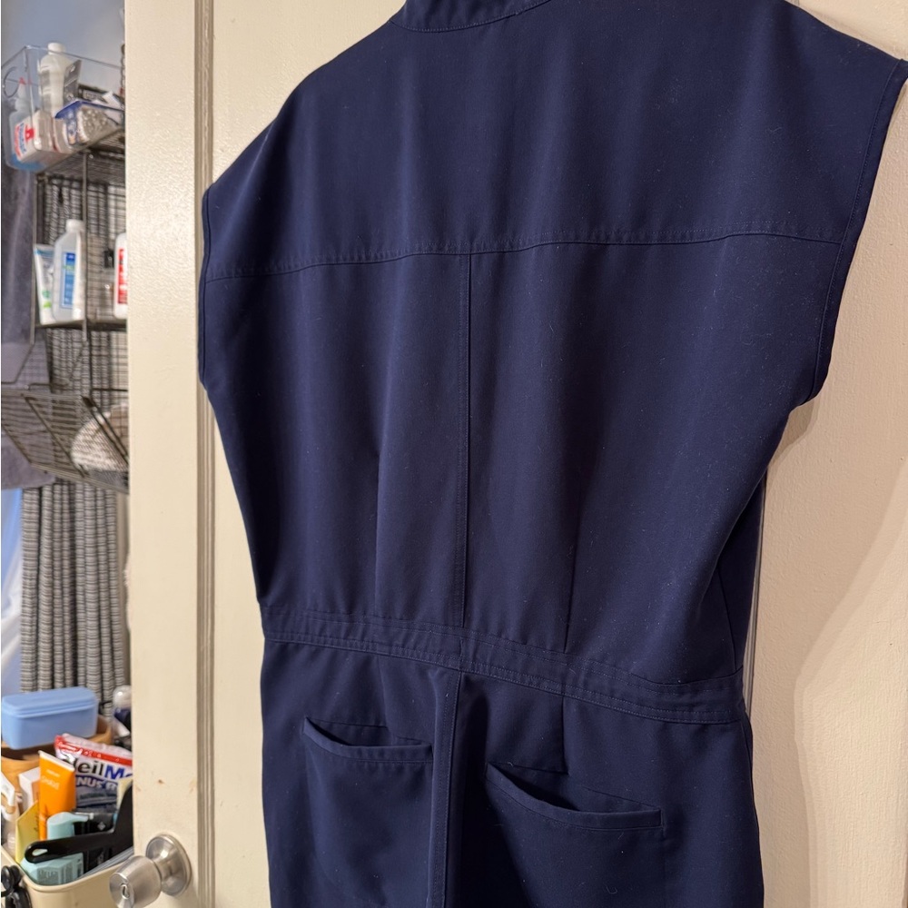 Figs Scrubs Rafaela Jumpsuit Navy - Picture 5 of 9